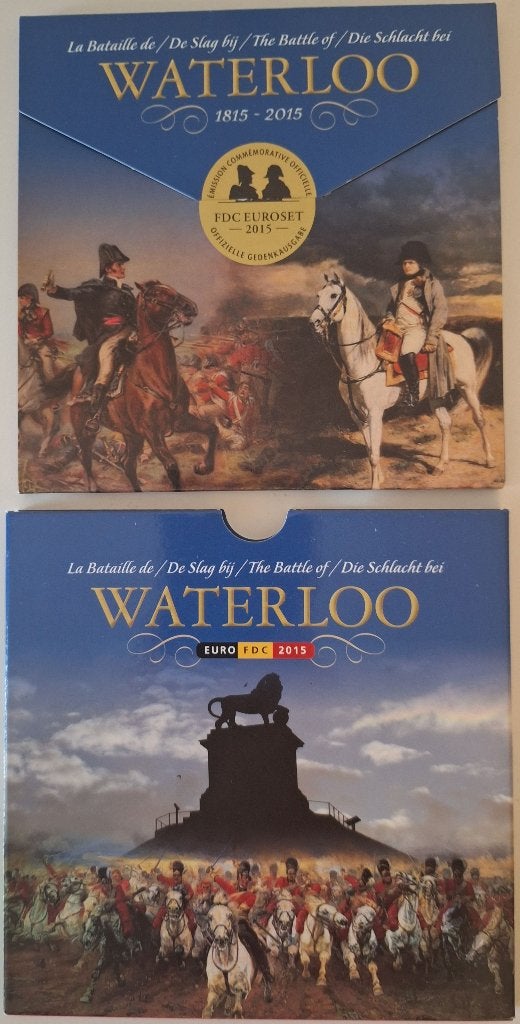 Belgique BU set 2015 - Waterloo, Timbres & Monnaies, Monnaies | Europe | Monnaies euro, Enlèvement ou Envoi, Belgique, Autres valeurs
