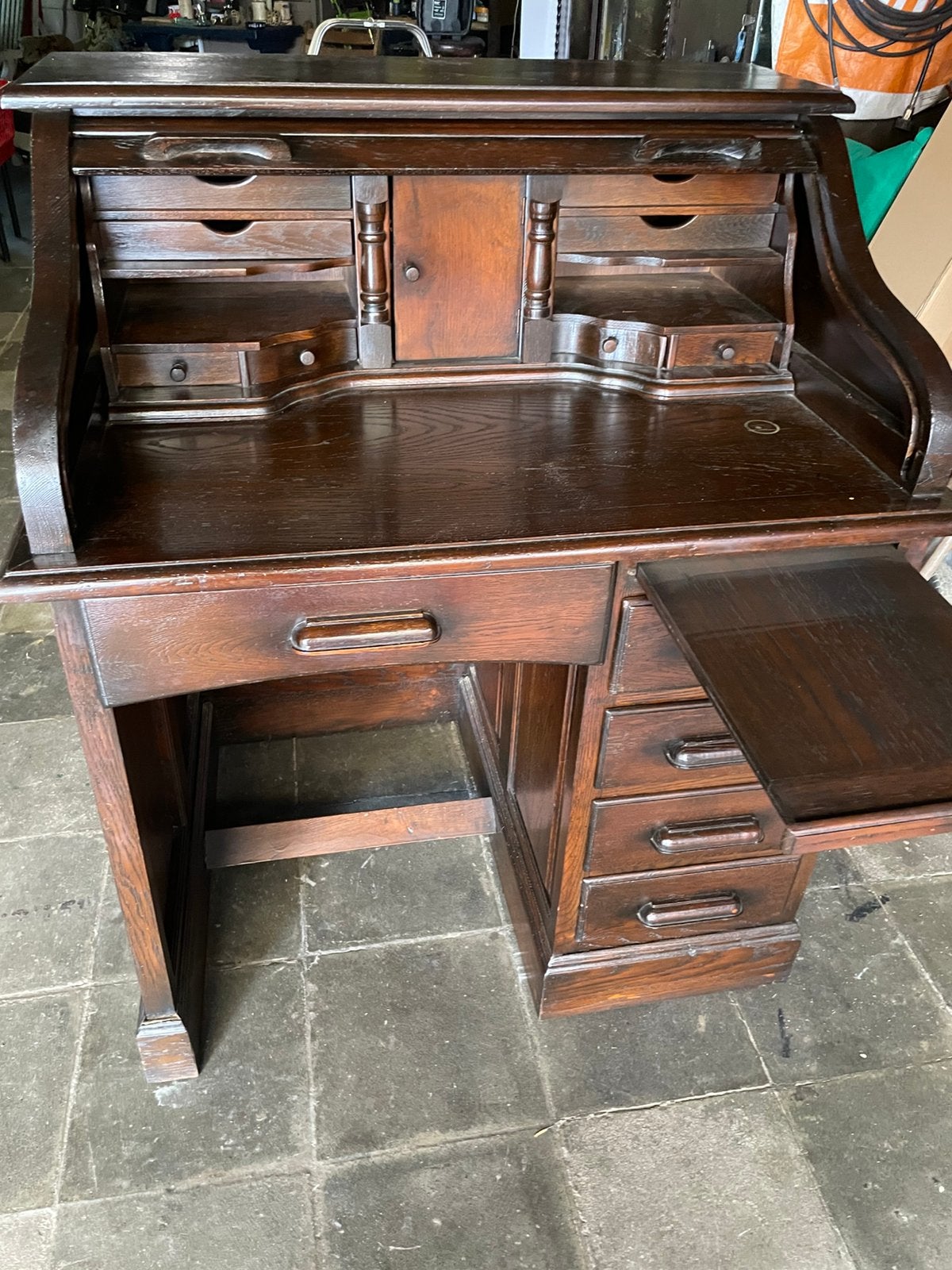 Eiken bureau, Huis en Inrichting, Ophalen, Gebruikt