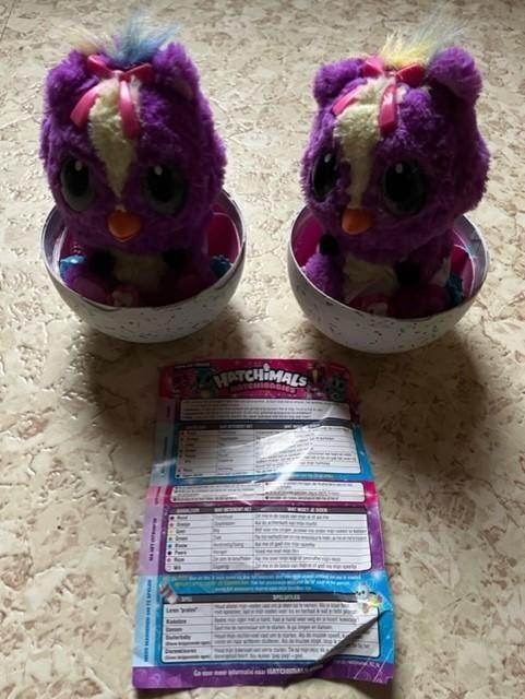 2 Hatchimals hatchibabies met toebehoren, Enlèvement, Comme neuf