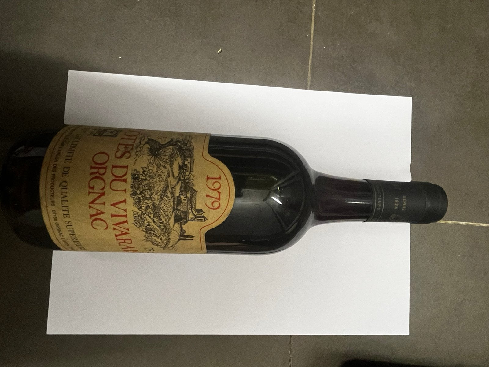 Cotes du vivarais 1979, Ophalen, Zo goed als nieuw