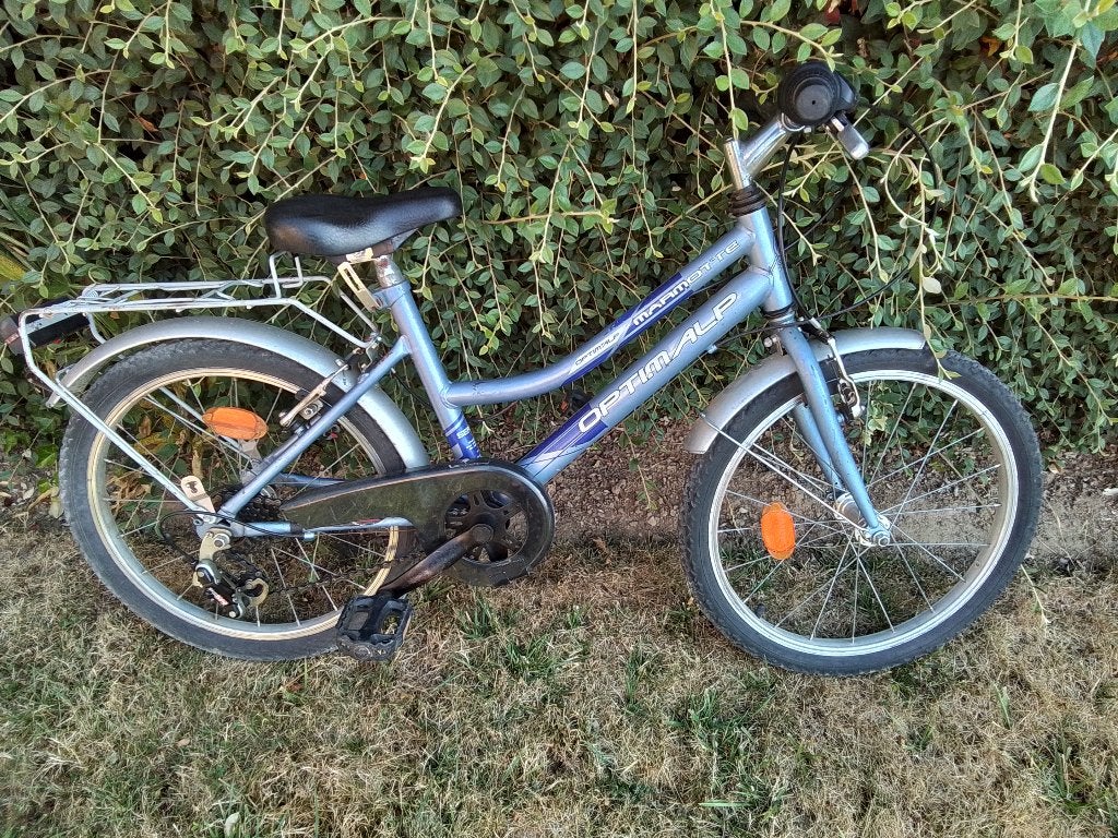 20" kinderfiets, Fietsen en Brommers, Ophalen, Gebruikt, Velgrem, Sans marque