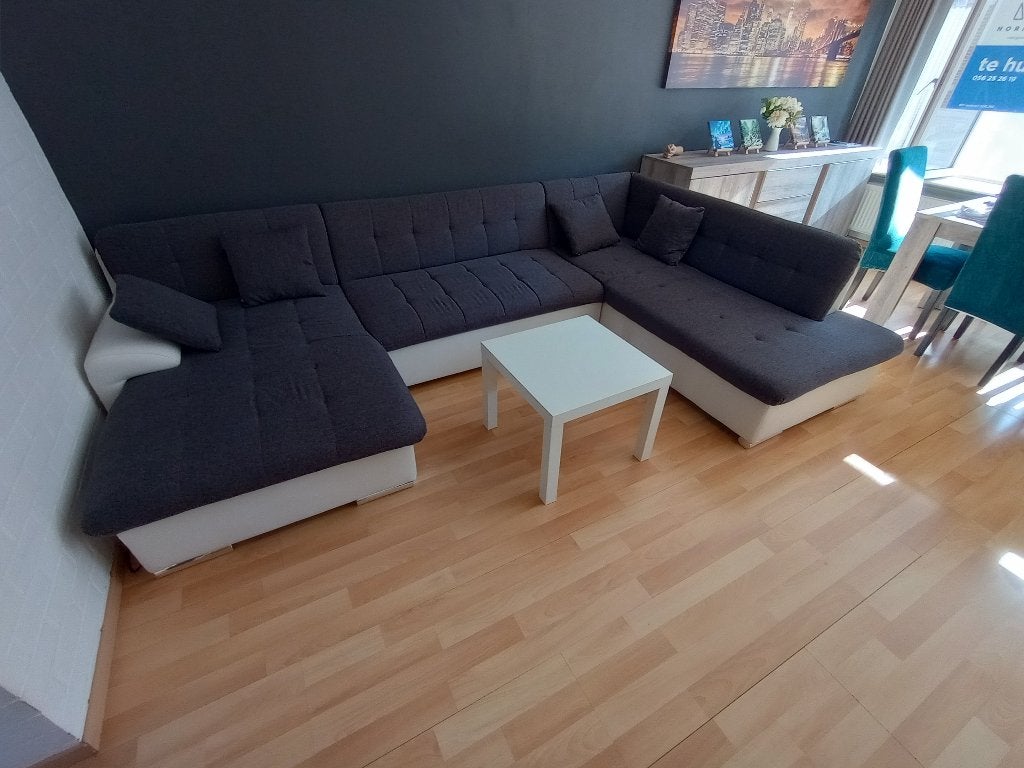 Hoeksalon Romey - Grijs - Wit, Ophalen, Seats4You, Hoekbank, 300 cm of meer