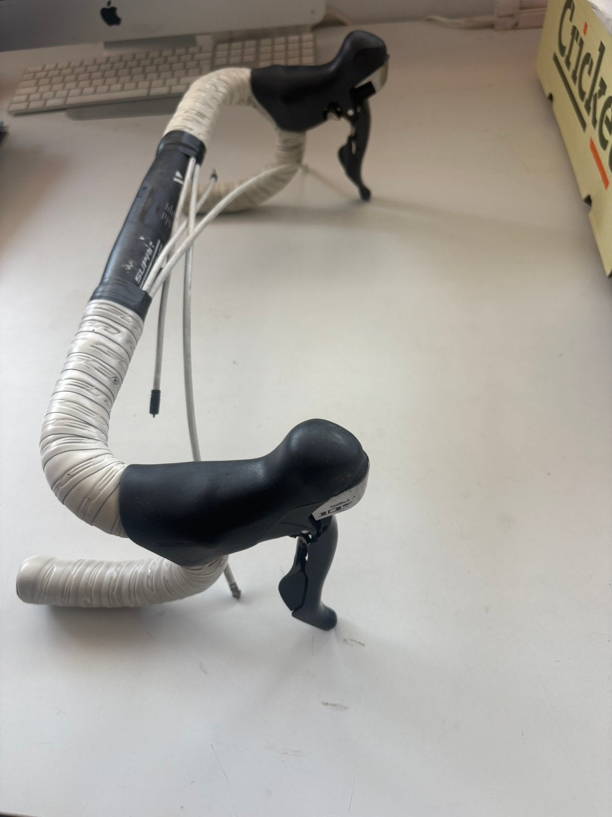 Shimano 105 shifters + achterderailleur, Enlèvement