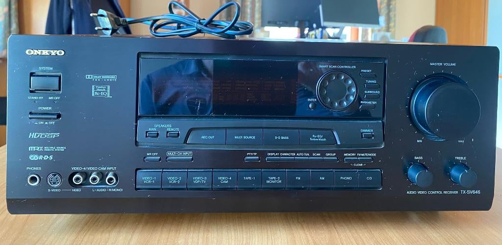 Onkyo TX-SV646 Vintage Receiver/Versterker, Audio, Tv en Foto, Versterkers en Ontvangers, Ophalen, Overige systemen, Zo goed als nieuw