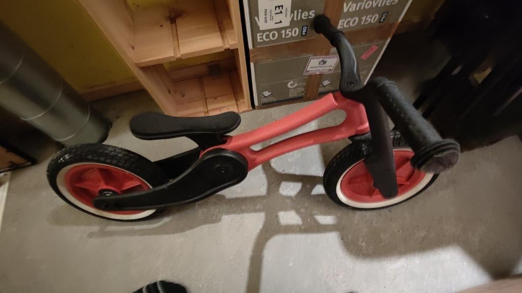 Wishbone fiets recycled 3 in 1 rood zwart, Ophalen, Zo goed als nieuw, Wishbone