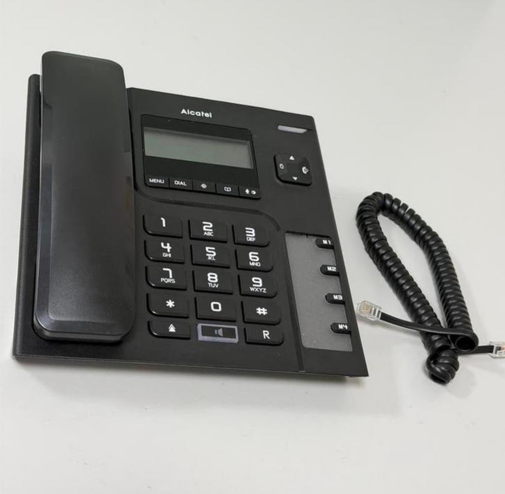 Téléphone analogique fixe Alcatel T56 PSTN — New Black Black, Télécoms, Enlèvement ou Envoi, Neuf