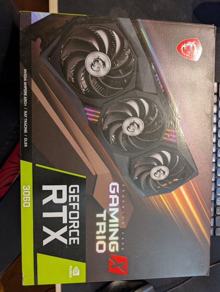 MSI Geforce RTX 3060 Gaming X Trio 12G, Computers en Software, Videokaarten, GDDR6, Ophalen of Verzenden, Zo goed als nieuw, HDMI