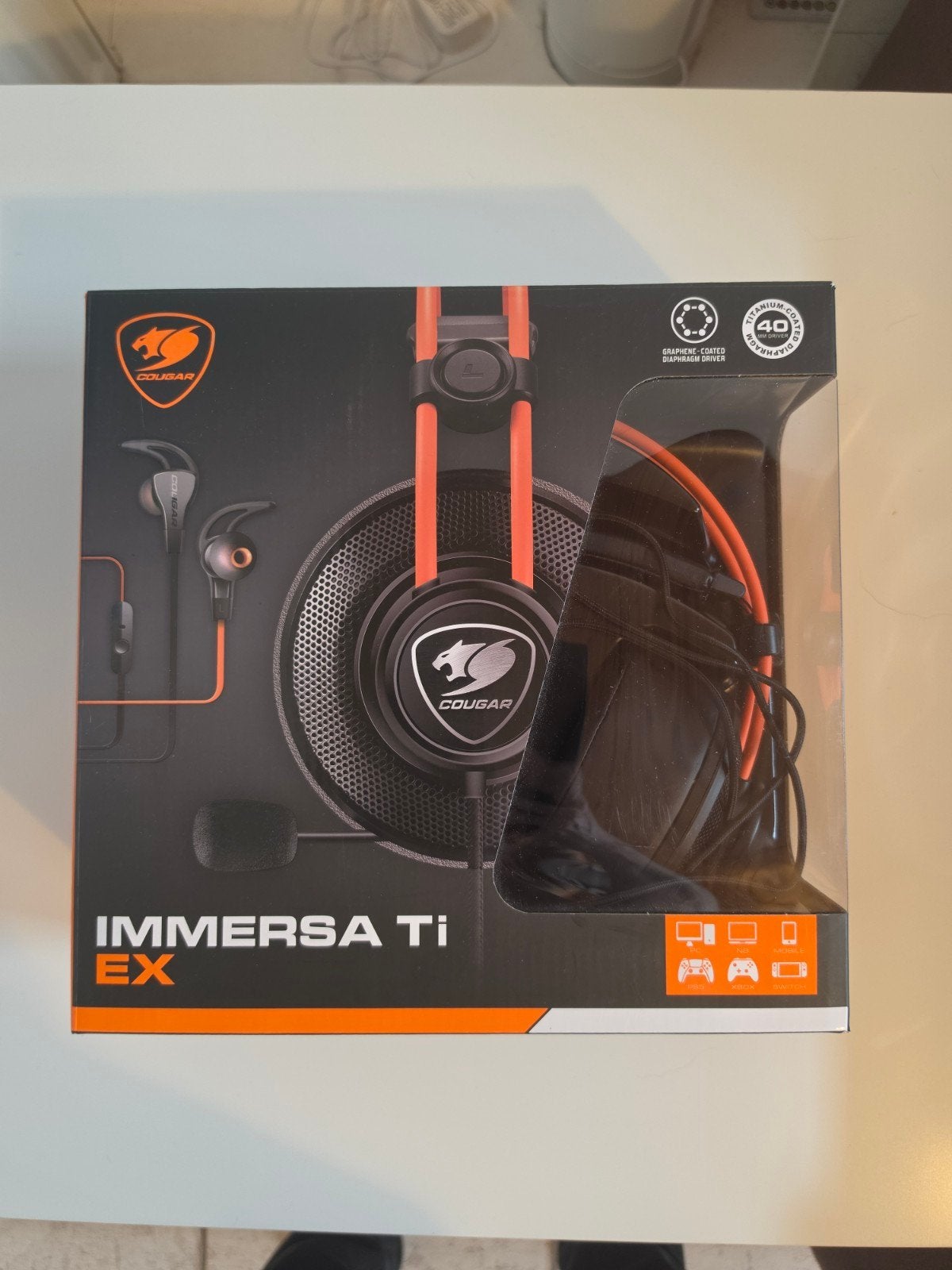 Casque gamer cougar immersa Ti EX, Enlèvement, Casque gamer
