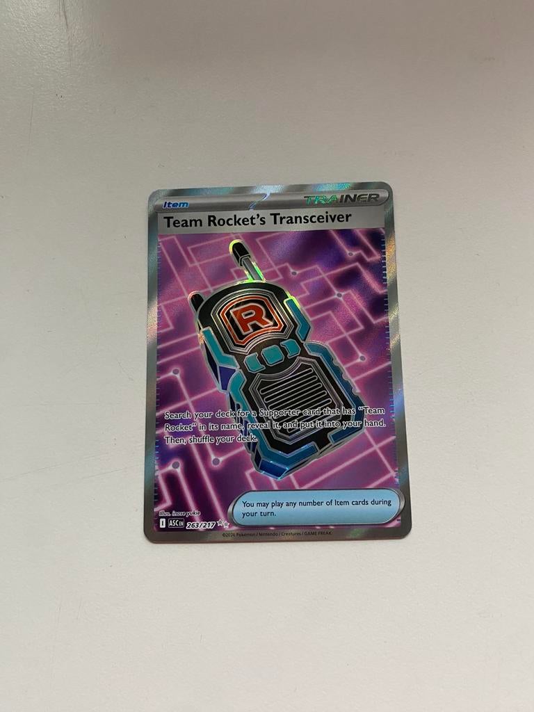 Team Rocket’s Transceiver!, Ophalen of Verzenden, Zo goed als nieuw, Losse kaart, Foil