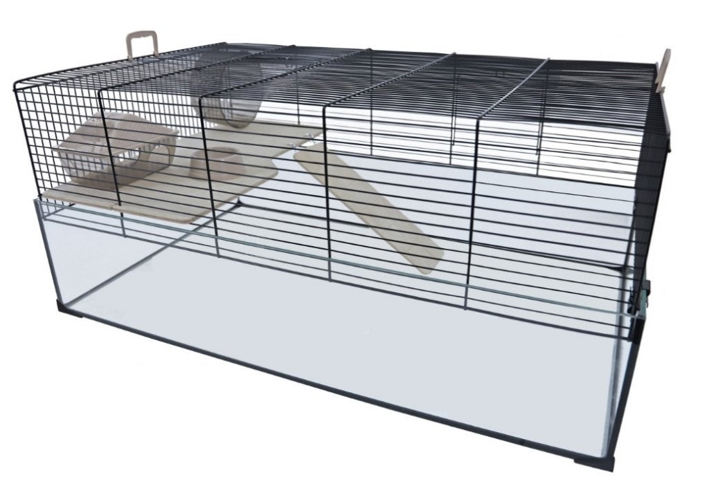 Cage à hamster Vision 78 noire, Animaux & Accessoires, Neuf, Hamster, Moins de 60 cm, 75 à 110 cm