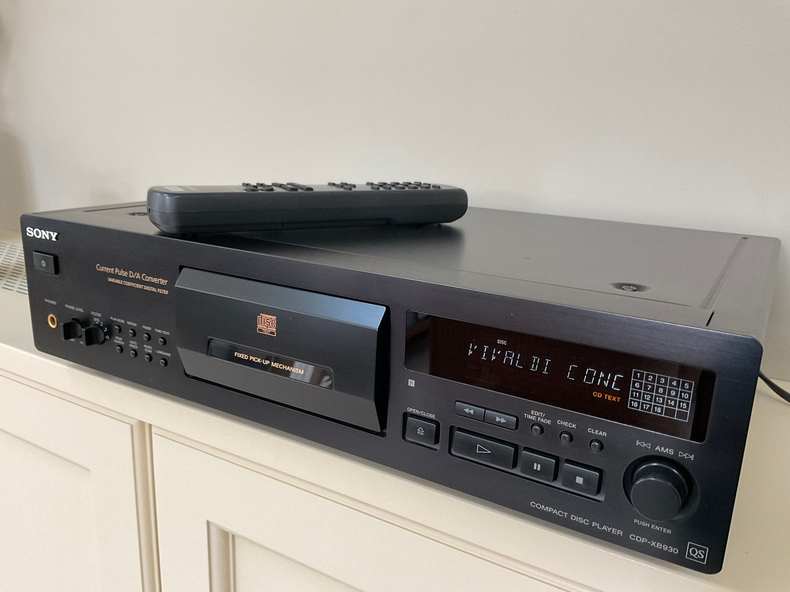 Hoogwaardige CDspeler SONY. CDP-XB930 QS, Ophalen, Gebruikt, Sony