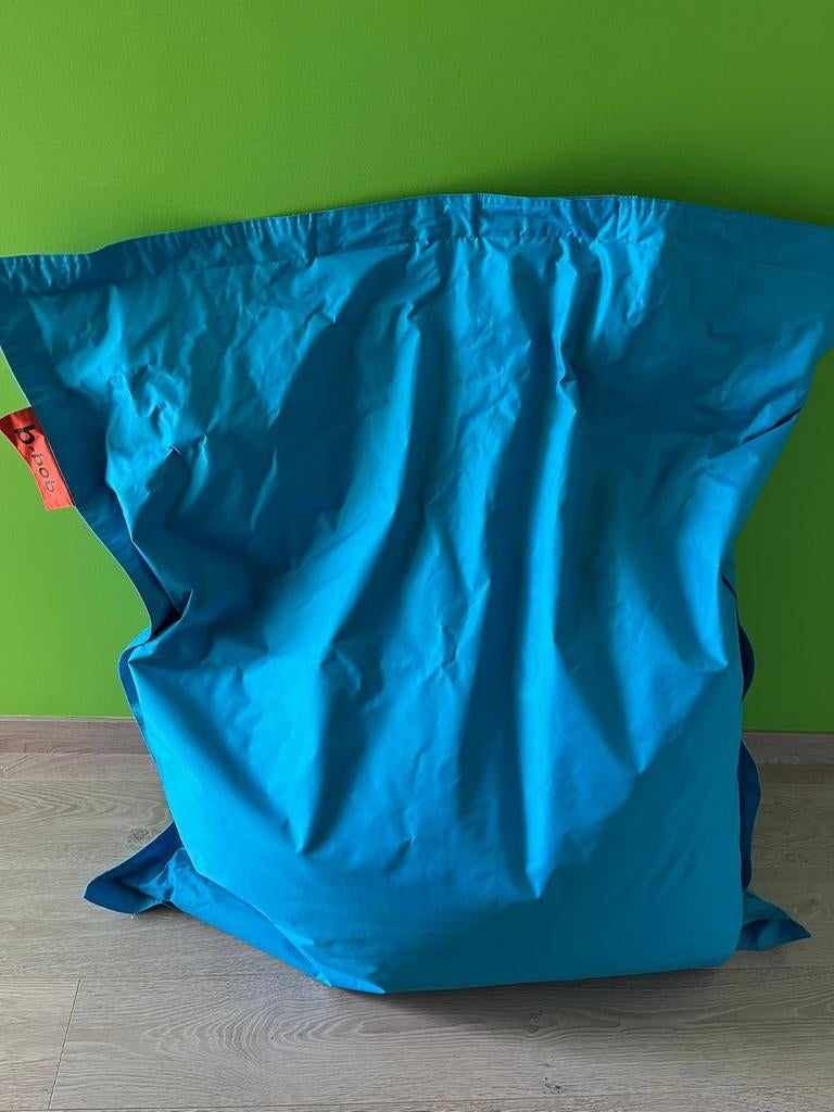 Zitzak B-bob blauw, Ophalen, Zo goed als nieuw, Blauw, Zitzak
