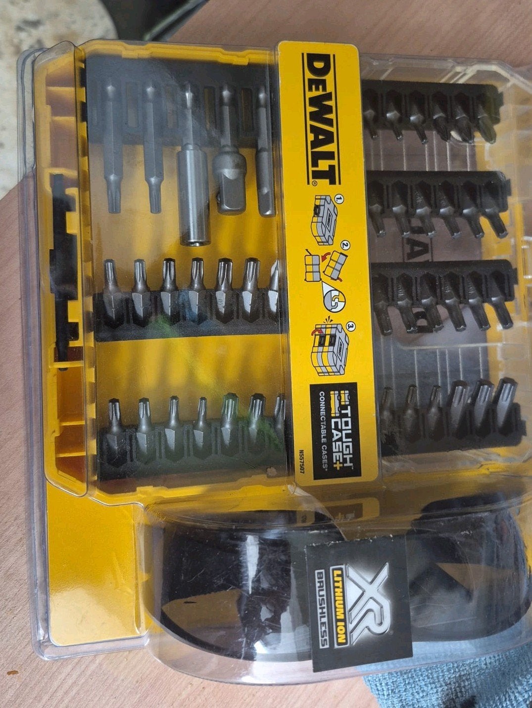 DEWALT DT70704-QZ Toughcase 47-delige set schroefbits, Doe-het-zelf en Bouw, Ophalen of Verzenden, DeWalt