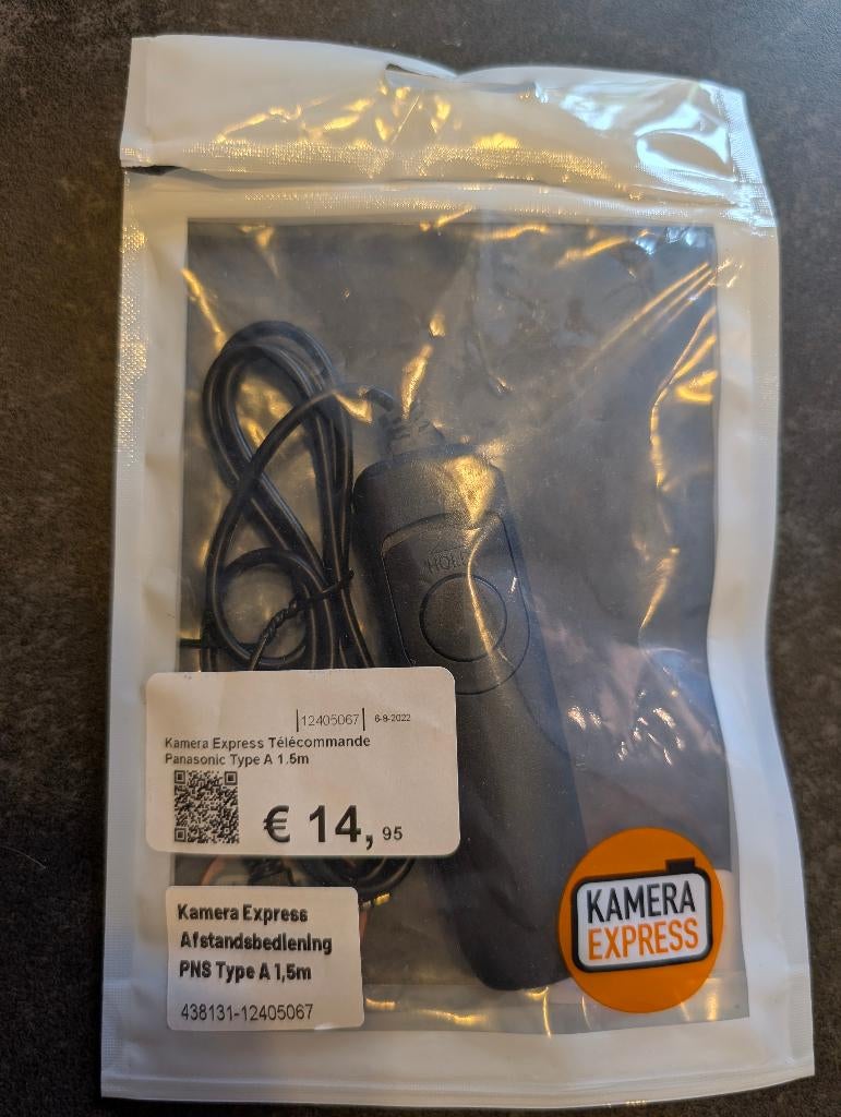 Télécommande de déclenchement Panasonic Type A 1,5m, Enlèvement ou Envoi, Neuf, Autres types