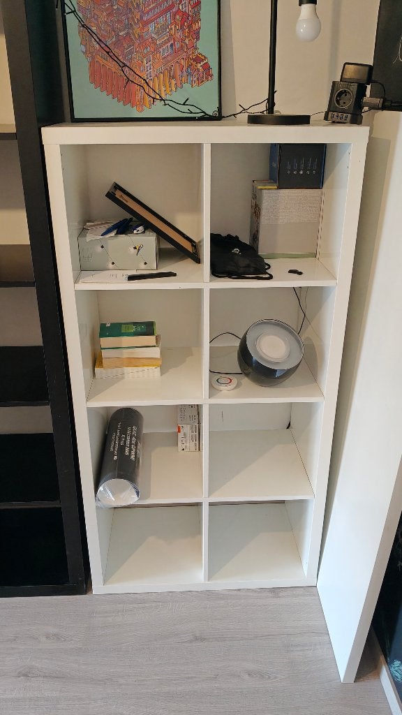 Kallax kast wit 8 vakken IKEA, Ophalen, Overige materialen, 100 tot 150 cm, 50 tot 100 cm
