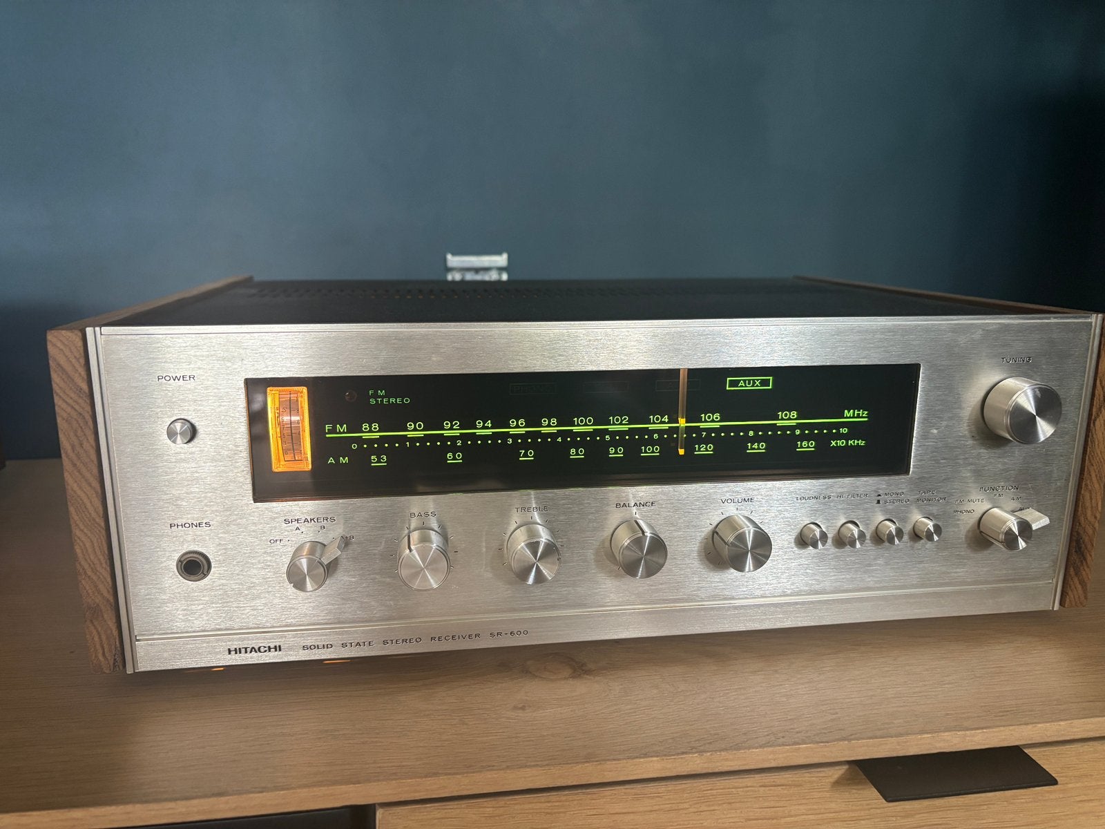 Hitachi receiver SR-600, Audio, Tv en Foto, Ophalen, Gebruikt, 60 tot 120 watt, Overige merken