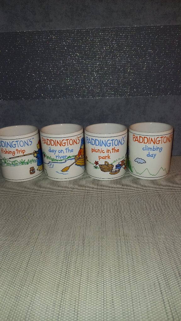 Vintage Paddington Bear mokken, Ophalen of Verzenden, Overige figuren, Gebruikt, Gebruiksvoorwerp
