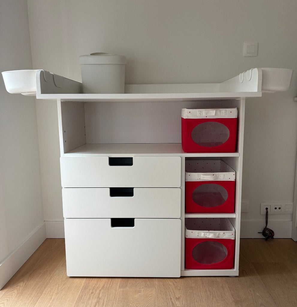 IKEA Småstad luiertafel, 90 à 105 cm, Enlèvement, Utilisé, Espace pour les pieds