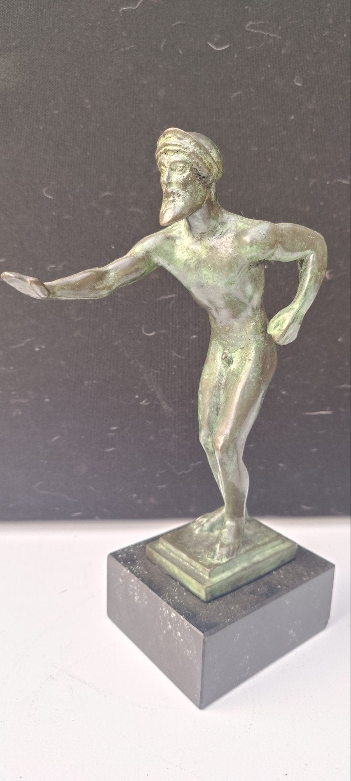 Uit opgravingen afkomstig bronze beeld Griekenland, Ophalen of Verzenden, Beeld