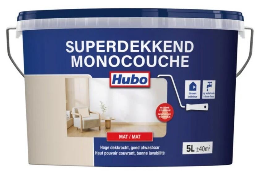 VERF ZANDKLEUR ONGEBRUIKT 5 liter 40m2, Doe-het-zelf en Bouw, Verf, Beits en Lak, Ophalen, Overige kleuren, 5 tot 10 liter, Nieuw
