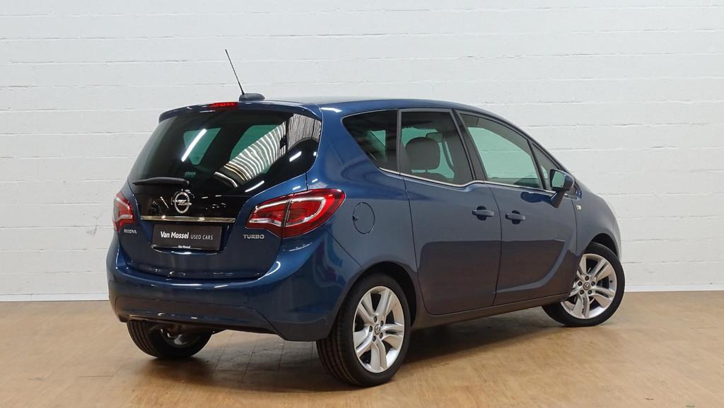 Opel Meriva 1.4T Ultimate, Auto's, Opel, 4 cilinders, https://public.car-pass.be/vhr/981d5cc3-f82d-46e5-8c79-d29f7a36cc4e, Blauw