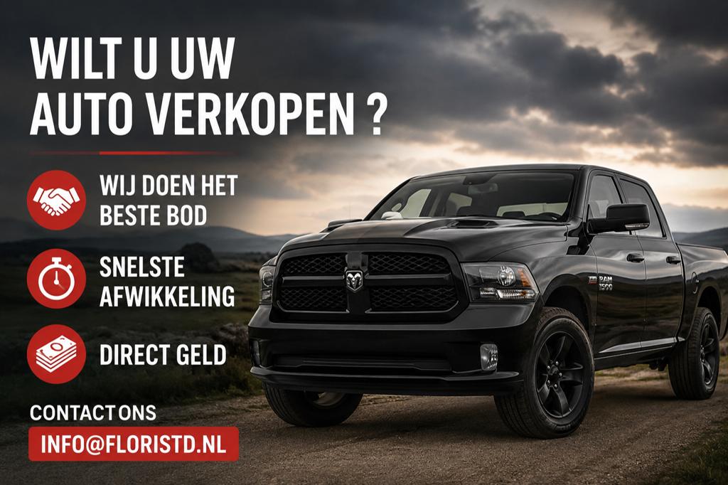 WILT U UW RAM VERKOPEN ? CONTACTEER ONS VOOR EEN GOED BOD!, Auto's, Dodge, Particulier, RAM 1500, LPG, Euro 6, Overige carrosserie