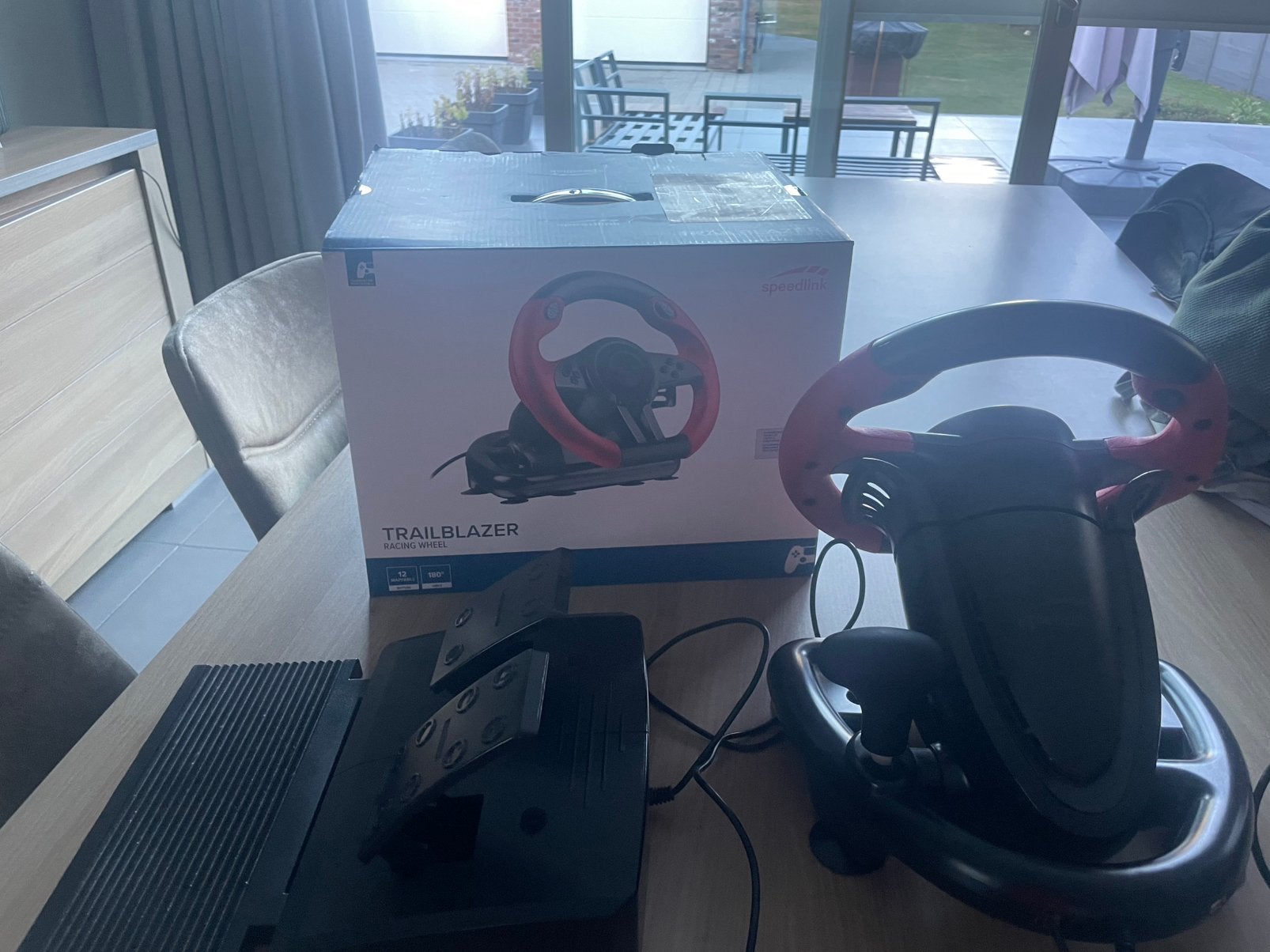 Trailblazer racing wheel, Computers en Software, Joysticks, Verzenden, Gebruikt