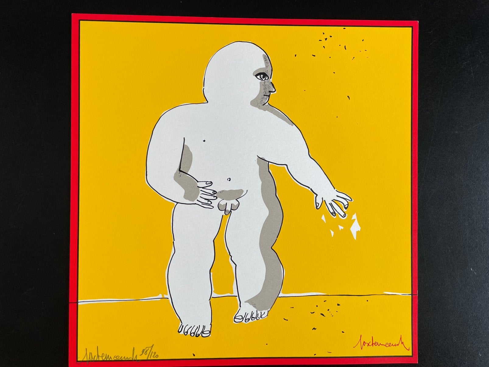 JOSÉ VERMEERSCH, Antiek en Kunst, Gelimiteerde oplage, Ophalen, Zeefdruk