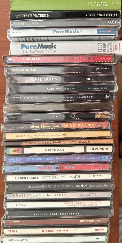 57 Cd's en 5 singles rustige muziek, Ophalen