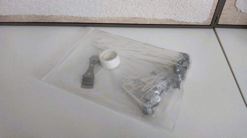 Volledige uitrusting om zelf kaarsen te gieten, Ophalen
