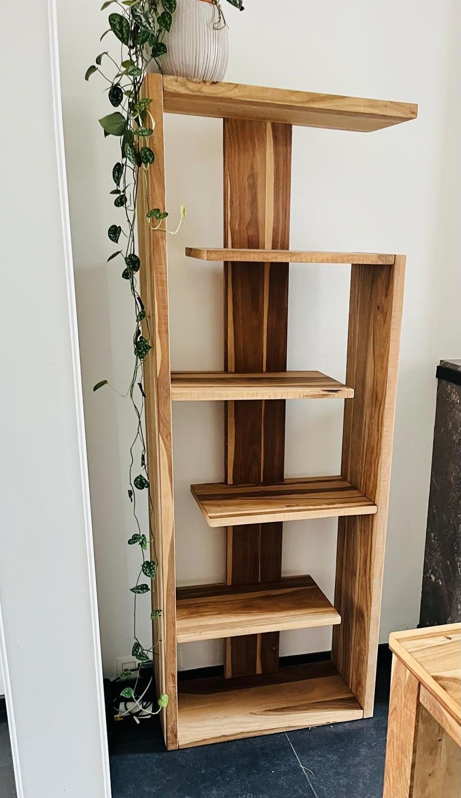 Houten rek + tafel, Huis en Inrichting, Ophalen