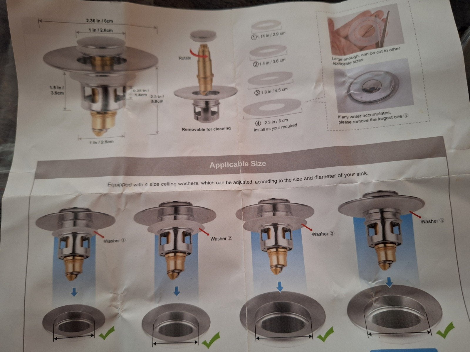 siphon, Enlèvement