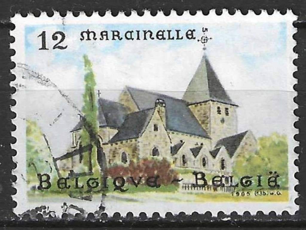 Belgique 1985 - Yvert/OBP 2180 - Tourisme - Marcinelle (ST), Envoi, Affranchi, Oblitéré