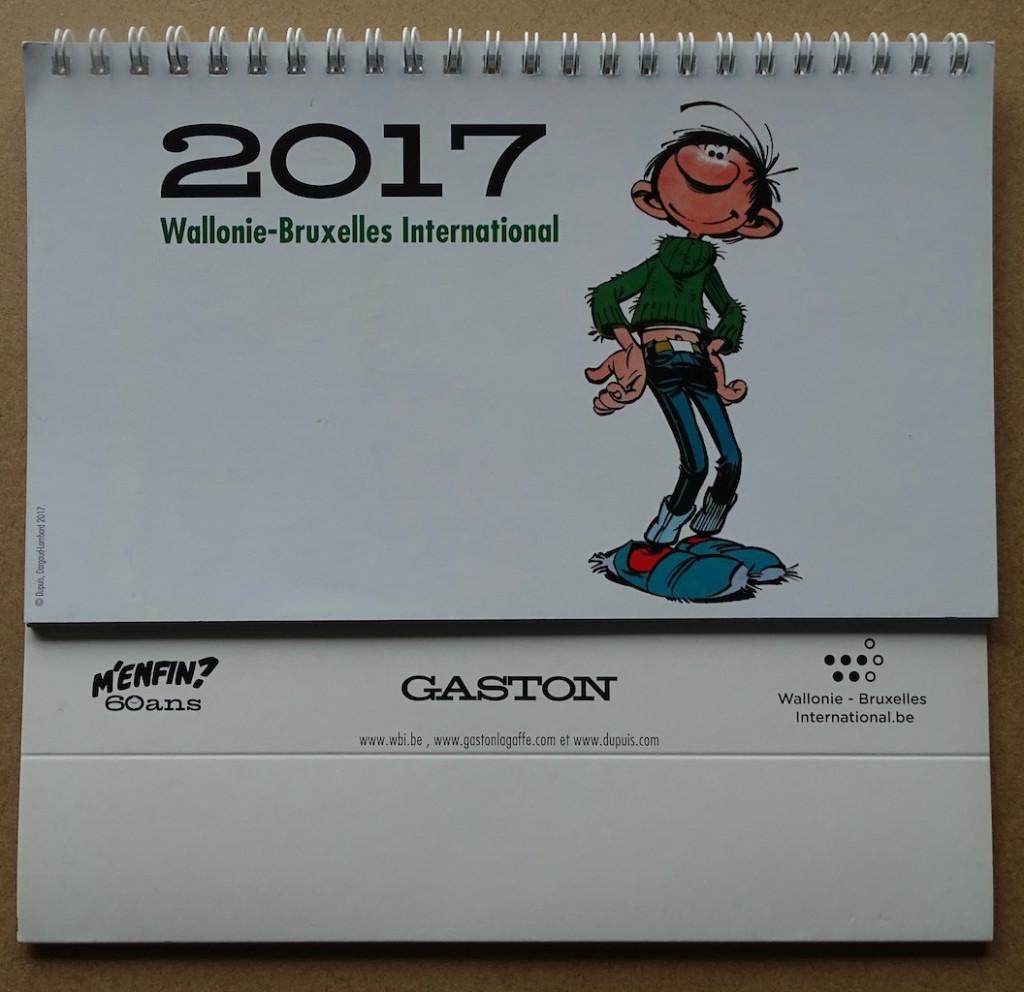 Gaston Lagaffe calendrier 60 ans, Enlèvement, Comme neuf