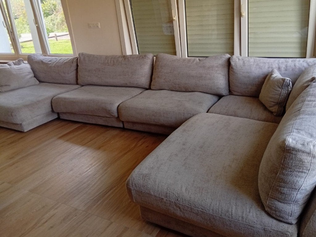 Grote salon, Huis en Inrichting, Ophalen, Zo goed als nieuw, Stof