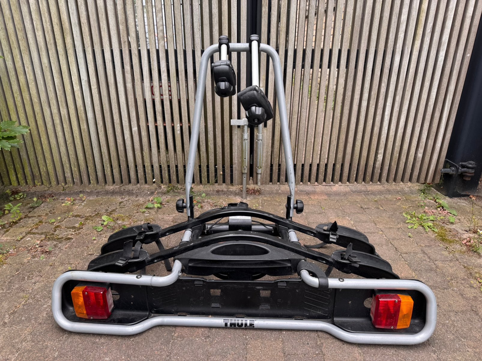Thule fietsendrager 2 fietsen, Auto diversen, Fietsendragers, Gebruikt, Trekhaakdrager, 2 fietsen, Ophalen
