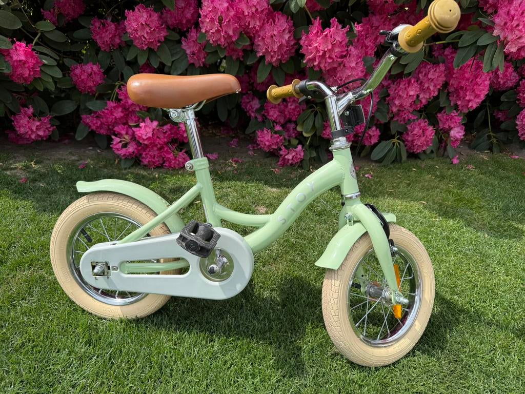 Kinderfiets 12 inch prima staat, Fietsen en Brommers, Ophalen, Zijwieltjes, Gebruikt, Velgrem