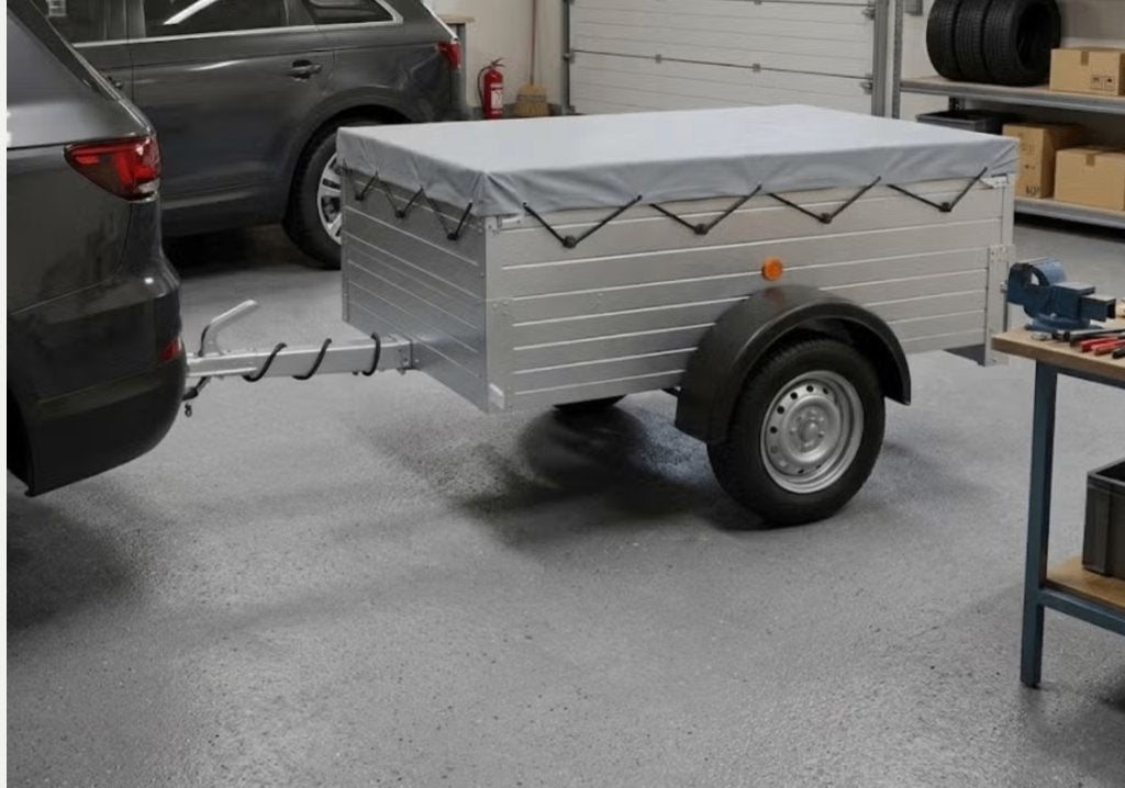 aanhangwagen enkelas, Enlèvement, Utilisé