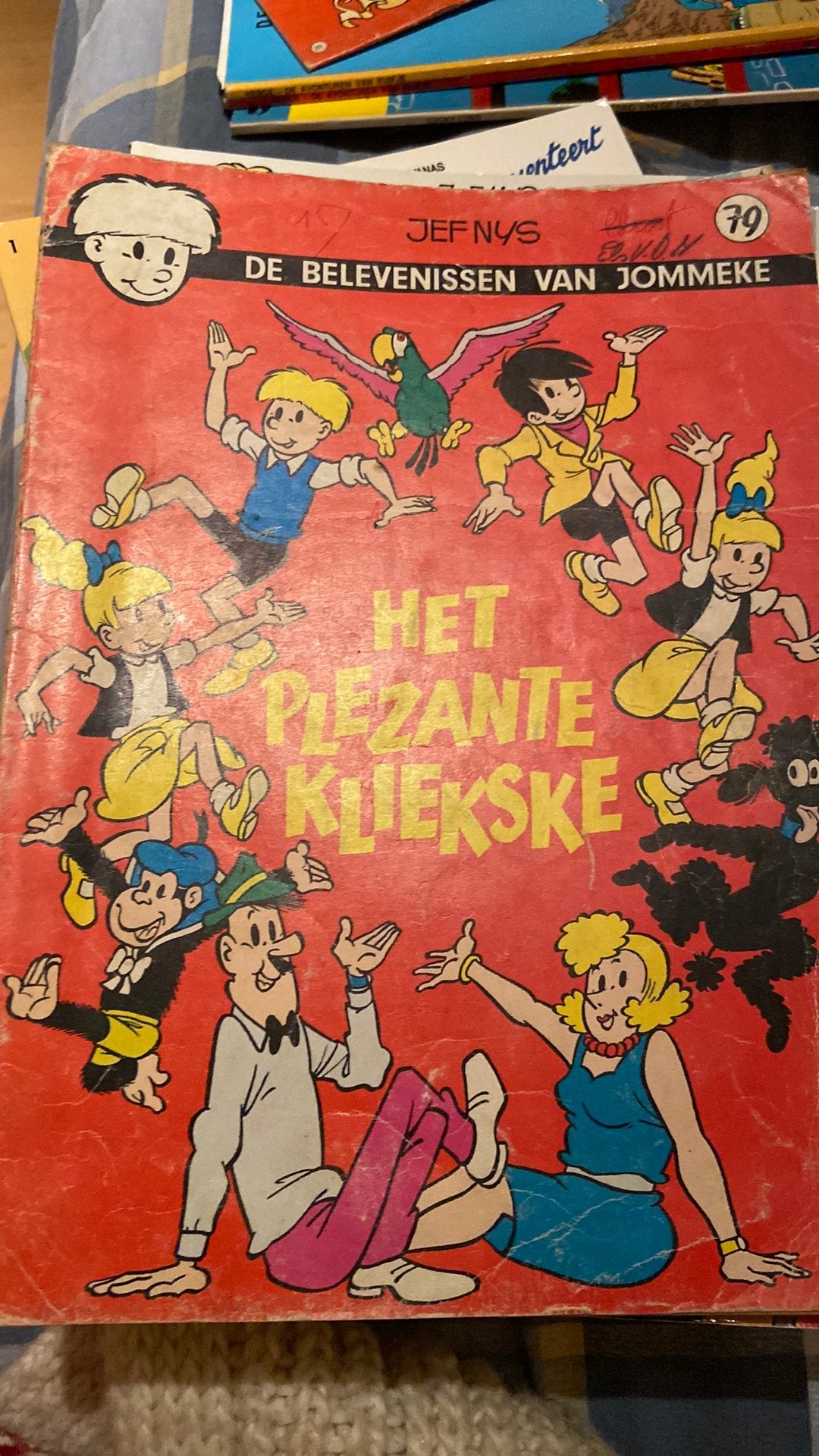 Strip oude van Jommeke, Enlèvement ou Envoi, Utilisé