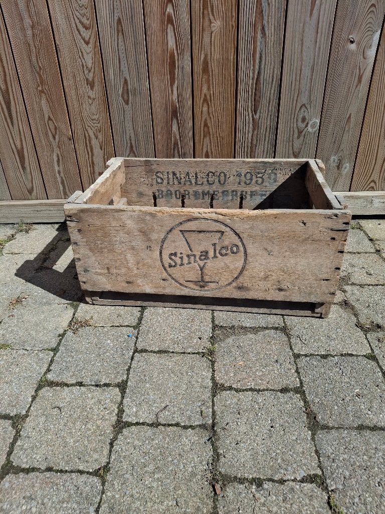 oude limonadebak Sinalco, Verzamelen, Ophalen, Gebruikt
