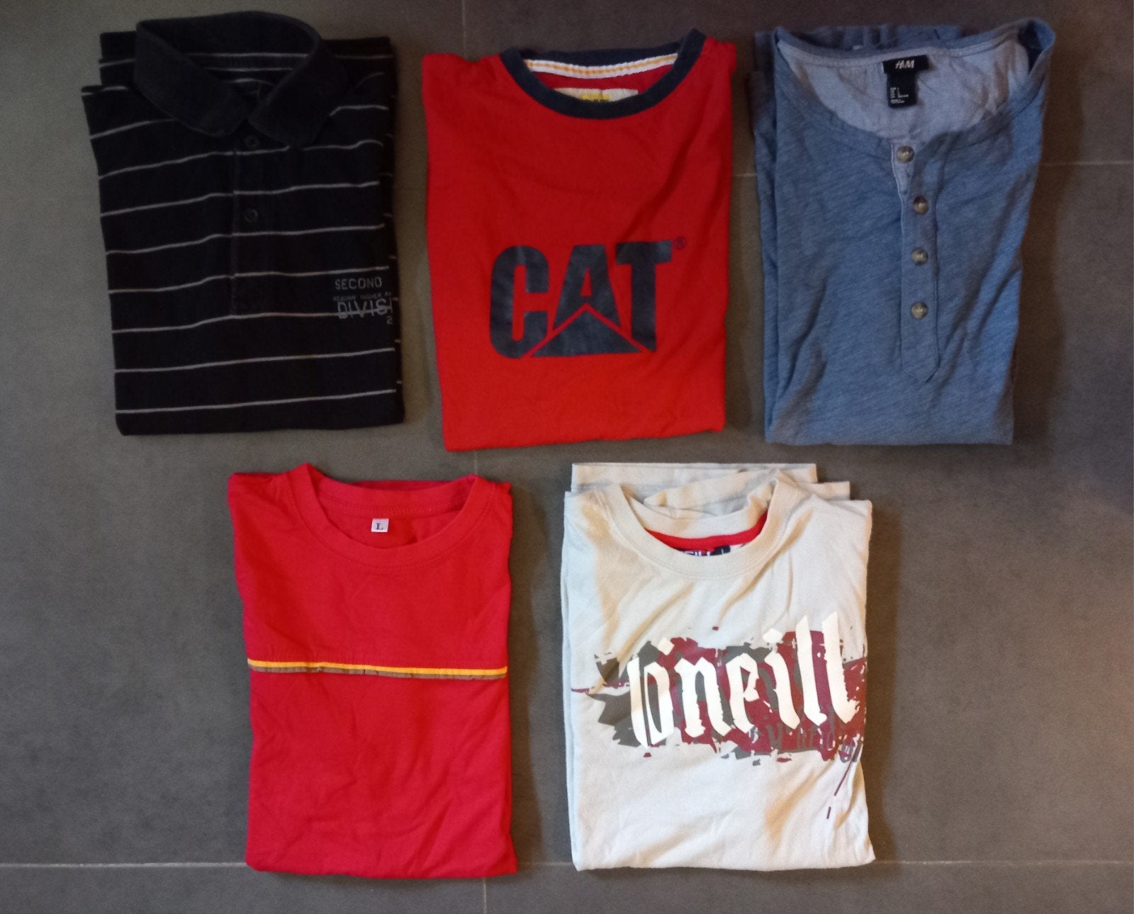 Pakketje t-shirts  - heren - mt L -> samen 5€, Ophalen, Zo goed als nieuw, Maat 52/54 (L)