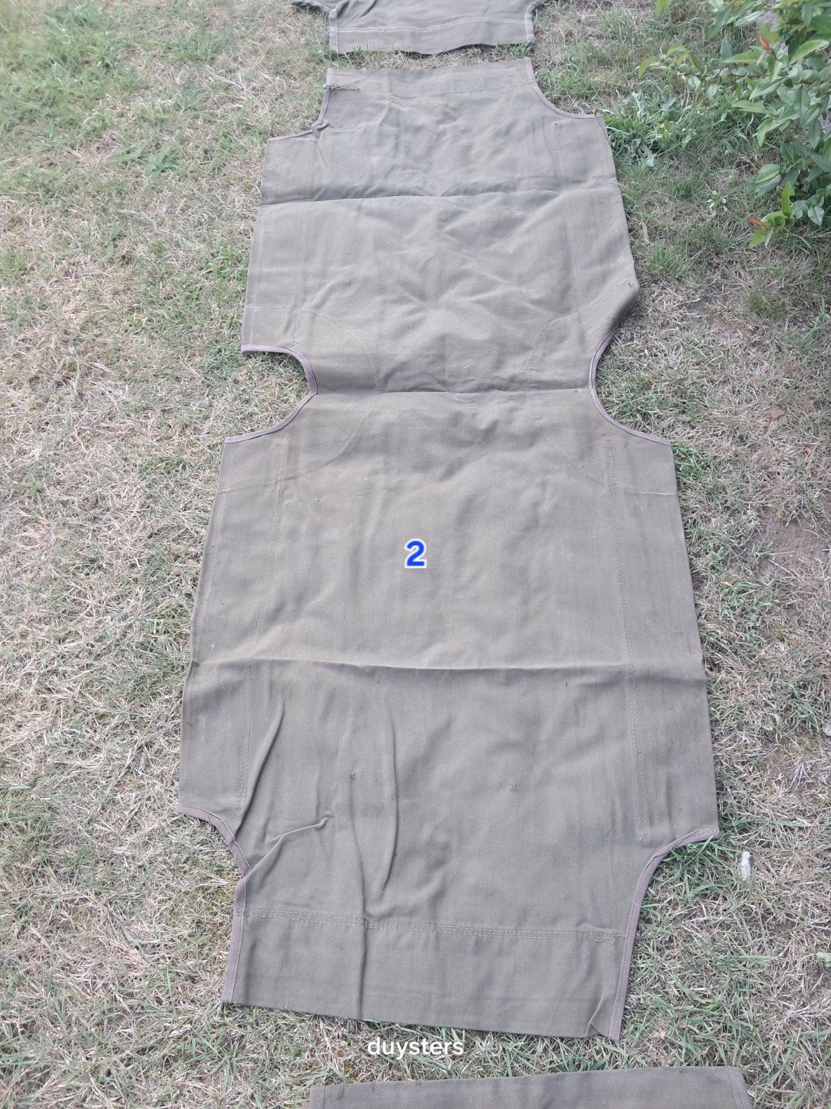 WW2 veldbed covers, Ophalen of Verzenden