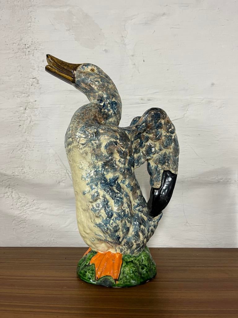 Antieke Portugese majolica eendenkruik, Enlèvement ou Envoi