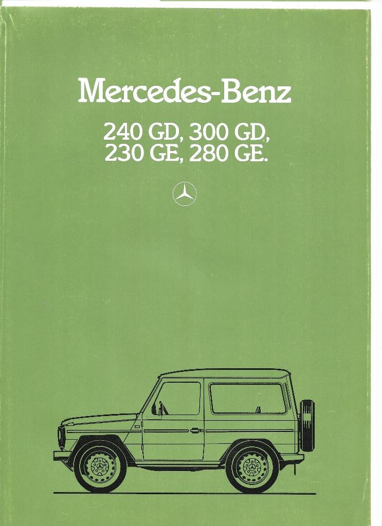 MERCEDES G-KLASSE  1982, Ophalen of Verzenden, Zo goed als nieuw, Mercedes