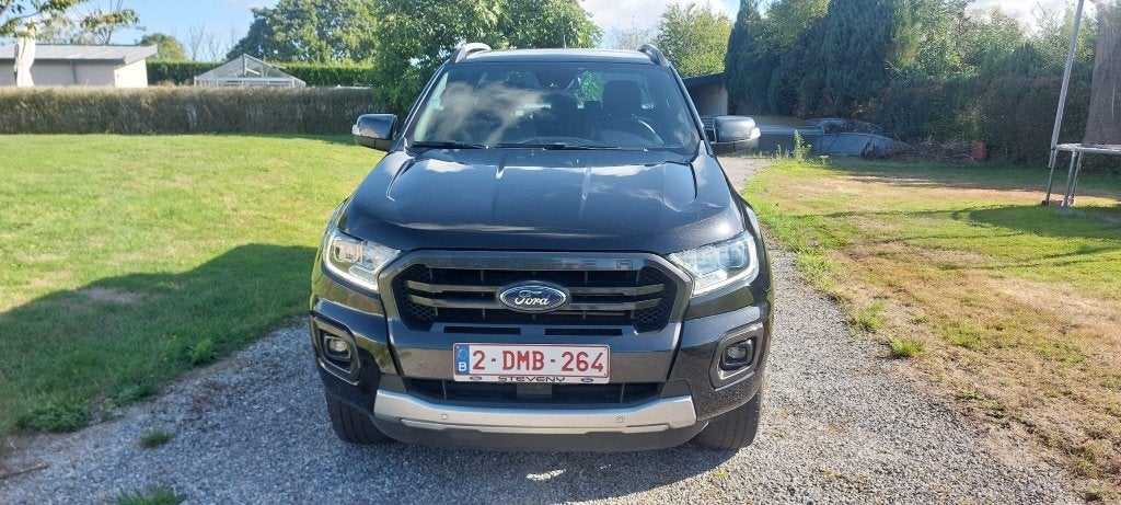 Ford ranger biturbo, Auto's, Automaat, Zwart, Leder en Stof, Zwart