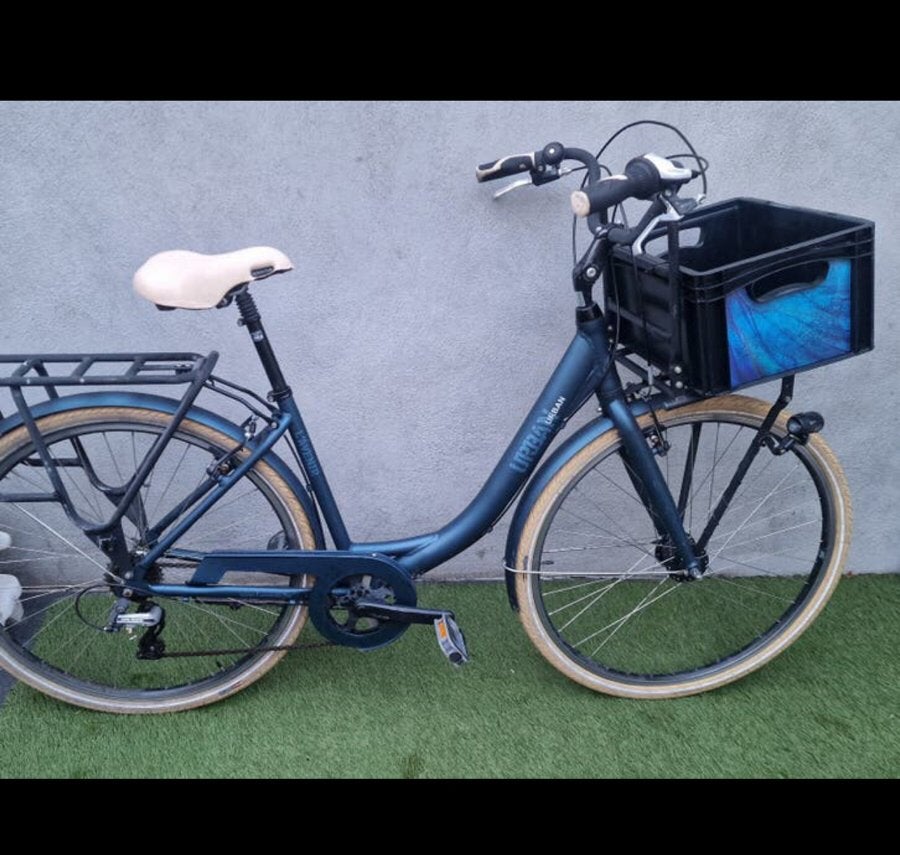 Damesfiets met mandje 7v, Vitesses, Frein sur jante, Enlèvement, Utilisé