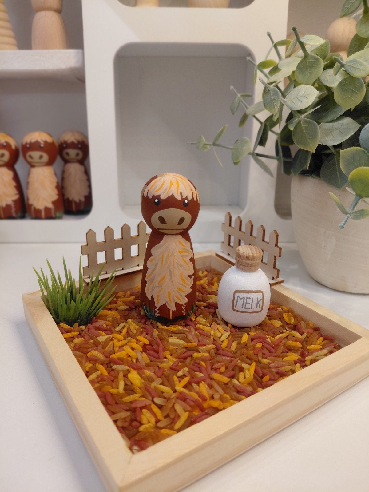 Highland Cow – Schotse Hooglander koe hout 
Deze schattige H, Ophalen of Verzenden