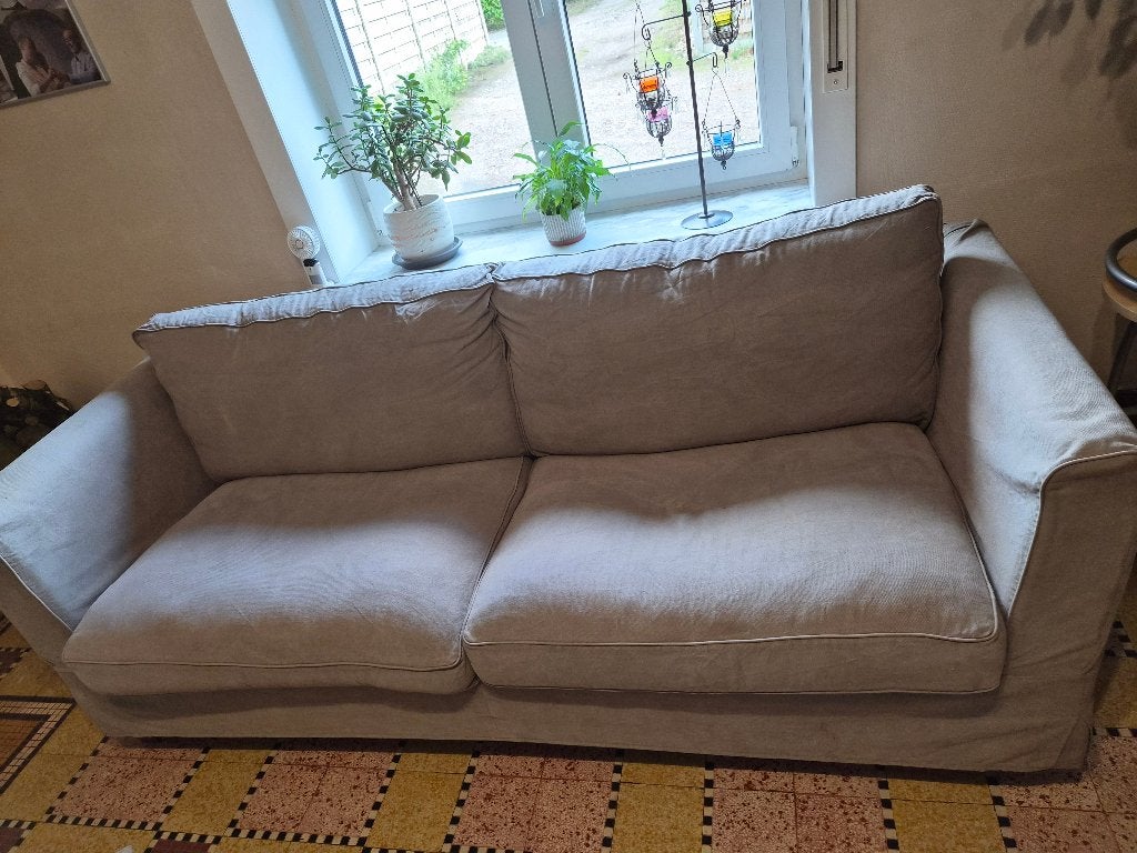 Gratis zetel, Huis en Inrichting, Ophalen, Gebruikt, Driepersoons, Rechte bank