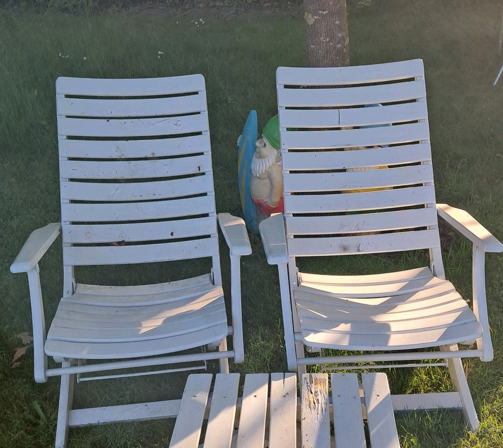 2 ligstoelen, Tuin en Terras, Ligbedden, Ophalen