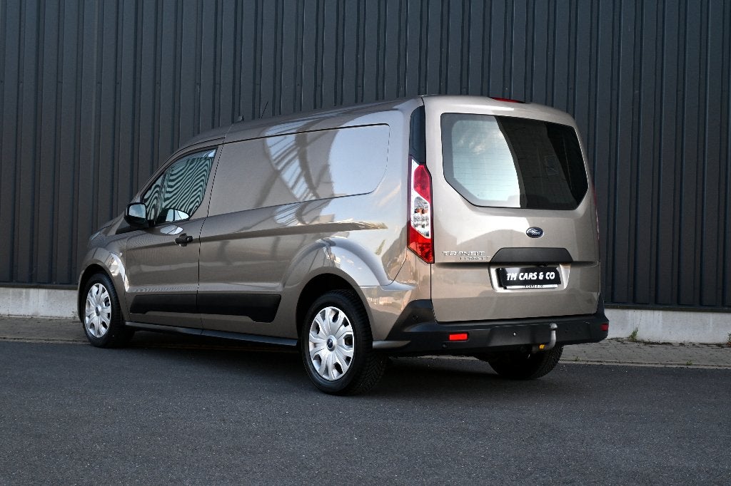 Transit connect L2 1.5 TDCi 3-zit ACC, Autom, Cam, zetelverw, Stof, 4 cilinders, Beige, Bedrijf